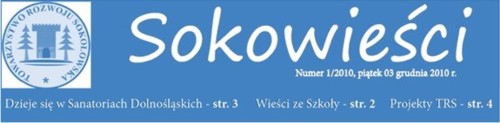 Numer 1 Sokowieści. Czasopismo lokalne Sokołowska